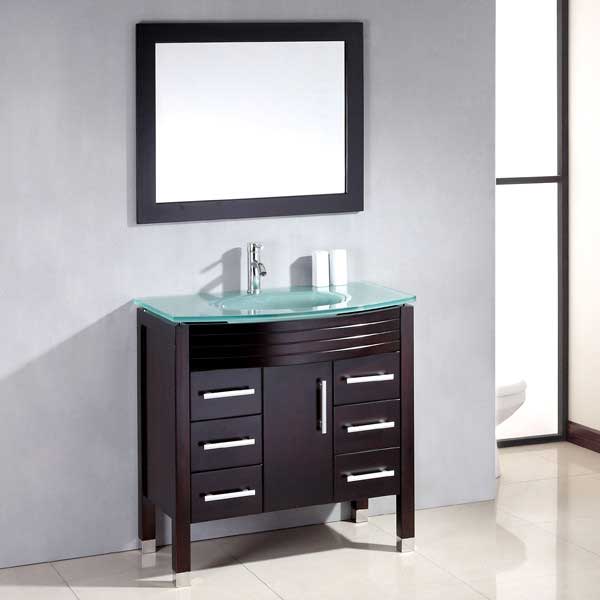 Cambridge Plumbing Sapphire 36" Single Bathroom Vanity Set
