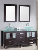 Cambridge Plumbing Emerald 64" Double Bathroom Vanity Set