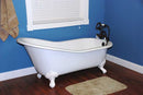 Cambridge Plumbing 60.5" x 30.5" Ball and Claw Foot Slipper Tub