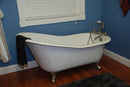 Cambridge Plumbing 67.25" x 22.25" Baron Slipper Tub