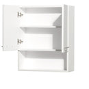 Wyndham Collection Centra Bathroom Wall Cabinet - Matte White WC-V207-WC-WHT 2