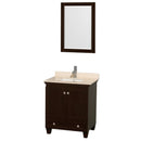 Wyndham Collection Acclaim 30" Single Bathroom Vanity - Espresso WC-CG8000-30-ESP