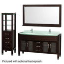Wyndham Collection Daytona 60" Double Bathroom Vanity Set - Espresso WC-A-W2200-60-ESP-SET 5