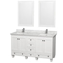 Wyndham Collection Acclaim 60" Double Bathroom Vanity - White WC-CG8000-60-WHT 3