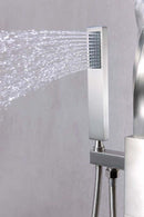 Anzzi Yosemite 2-Handle Claw Foot Tub Faucet with Hand Shower in Brushed Nickel FS-AZ0050BN 8