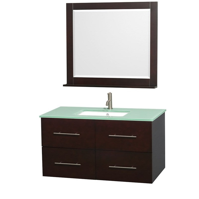 Wyndham Collection Centra 42" Single Bathroom Vanity for Undermount Sinks - Espresso WC-WHE009-42-SGL-VAN-ESP- 3