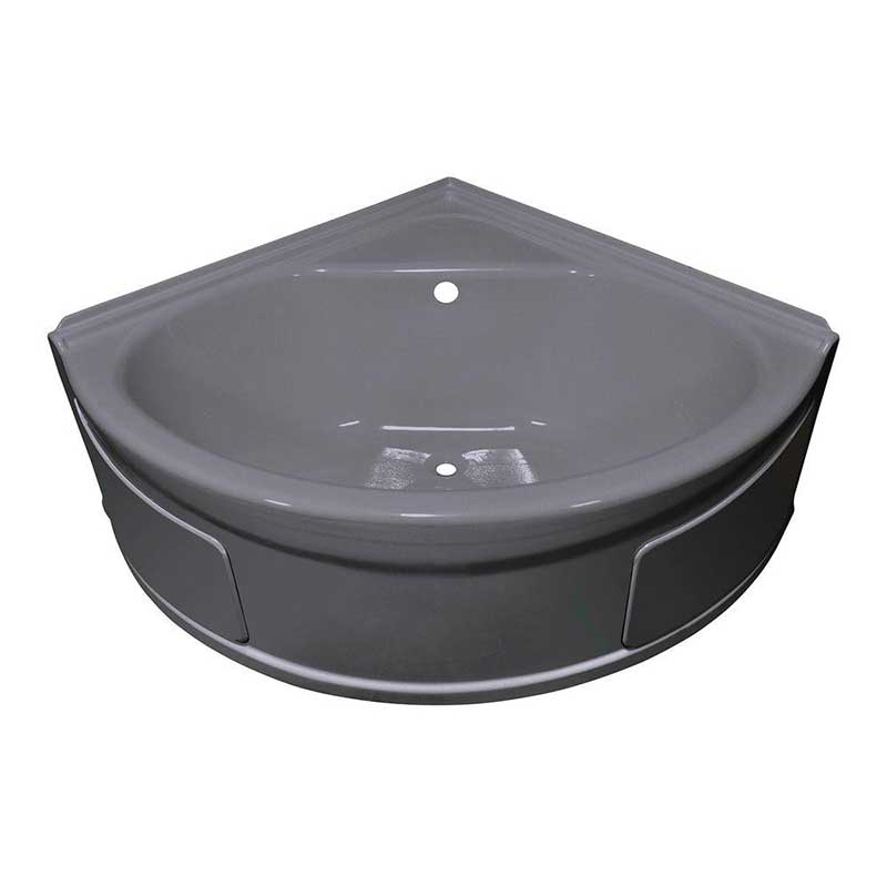 Lyons Industries Sea Wave 4 ft. Whirlpool Tub with Center Drain in Silver Metallic