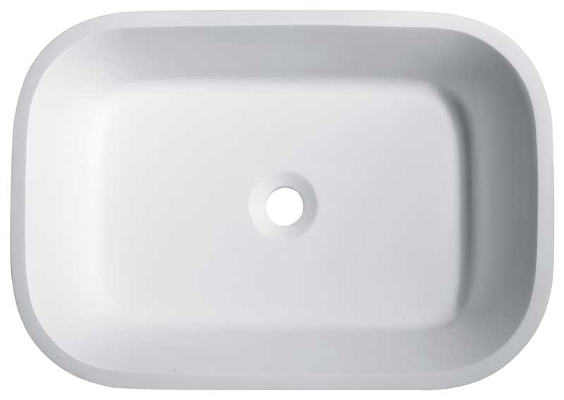 Anzzi Ajeet Solid Surface Vessel Sink in White LS-AZ301 2