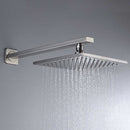 Anzzi Viace Series 1-Spray 12.55 in. Fixed Showerhead in Brushed Nickel