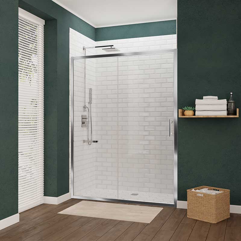Anzzi Halberd 60 in. x 72 in. Framed Shower Door with TSUNAMI GUARD in Polished Chrome SD-AZ052-02CH 3