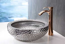 Anzzi Regalia Series Vessel Sink in Speckled Silver LS-AZ180 2