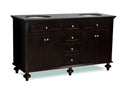Belmont Decor Colonial Vanity 60" DT14D4-60