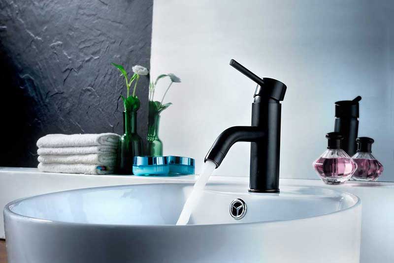 Anzzi Bravo Series Single Handle Bathroom Sink Faucet in Oil Rubbed Bronze 2