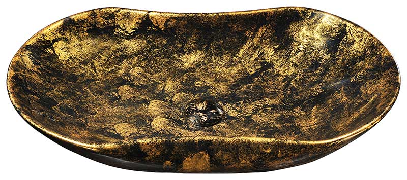 Anzzi Apollo Gold Ceramic Vessel Sink in Apollo Gold Finish LS-AZ239 3