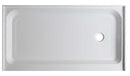 Anzzi Tier 36 x 60 in. Right Drain Single Threshold Shower Base in White SB-AZ04RD 4