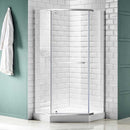Anzzi Castle Series 49 in. x 72 in. Semi-Frameless Shower Door with TSUNAMI GUARD in Brushed Nickel SD-AZ056-01BN 6