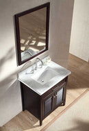 Ariel Kensington 31" Single Sink Vanity Set in Espresso 3