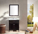 Ariel Kensington 31" Single Sink Vanity Set in Espresso