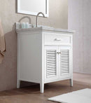 Ariel Bath Kensington 31" Single Sink Vanity Set in White 3