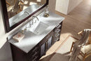 Ariel Kensington 61" Single Sink Vanity Set in Espresso 5