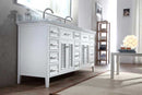Ariel Bath Kensington 73" Double Sink Vanity Set in White 5