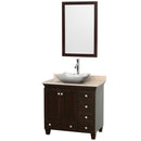 Wyndham Collection Acclaim 36" Single Bathroom Vanity for Vessel Sink - Espresso WC-CG8000-36-SGL-VAN-ESP 4