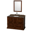 Wyndham Collection Rochester 48" Single Bathroom Vanity - Cherry WC-J231-48-SGL-VAN-CHE 4