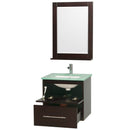 Wyndham Collection Centra 24" Single Bathroom Vanity for Undermount Sinks - Espresso WC-WHE009-24-SGL-VAN-ESP- 4