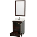 Wyndham Collection Acclaim 24" Single Bathroom Vanity - Espresso WC-CG8000-24-ESP 3
