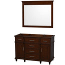Wyndham Collection Berkeley 48" Single Bathroom Vanity - Dark Chestnut WC-1717-48-SGL-CDK 3