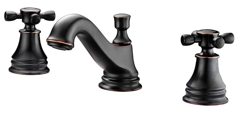 Anzzi Melody Series 8 in. Widespread 2-Handle Mid-Arc Bathroom Faucet in Oil Rubbed Bronze L-AZ007ORB 4