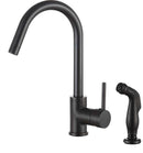 Anzzi Farnese Single-Handle Standard Kitchen Faucet with Side Sprayer in Oil Rubbed Bronze KF-AZ222ORB
