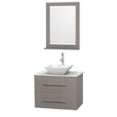 Wyndham Collection Centra 30" Single Bathroom Vanity Set for Vessel Sink - Gray Oak WC-WHE009-30-SGL-VAN-GRO