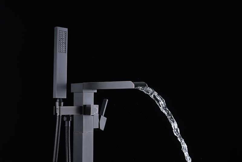 Anzzi Union Series Freestanding Bathtub Faucet in Oil Rubbed Bronze FS-AZ0059ORB 5