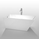 Wyndham Collection Hannah 59" Soaking Bathtub - White WC-BTK1501-59