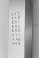 Anzzi Pier 48 in. Full Body Shower Panel with Heavy Rain Shower and Spray Wand in Brushed Steel SP-AZ076 11