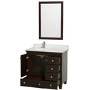 Wyndham Collection Acclaim 36" Single Bathroom Vanity - Espresso WC-CG8000-36-ESP 3