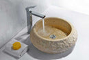 Anzzi Desert Ash Vessel Sink in Classic Cream Marble 2