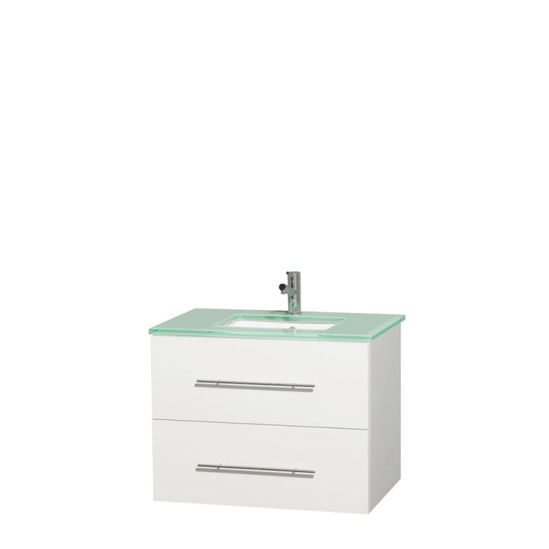 Wyndham Collection Centra 30" Single Bathroom Vanity for Undermount Sinks - Matte White WC-WHE009-30-SGL-VAN-WHT- 7