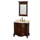 Wyndham Collection Edinburgh 36" Single Bathroom Vanity - Cherry WC-J233-36-SGL-VAN-CHE 2