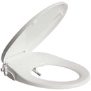 Anzzi Troy Series Non-Electric Bidet Seat for Rounded Toilet in White with Dual Nozzle, Built-In Side Lever and Soft Close TL-MBSRN201WH