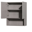 Wyndham Collection Centra Bathroom Wall Cabinet - Gray Oak WC-V207-WC-GROAK 2