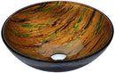 Anzzi Gwazeni Series Vessel Sink in Shifting Earth S177