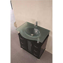 Design Element Huntington 30" Single Sink Vanity Set in Espresso 2