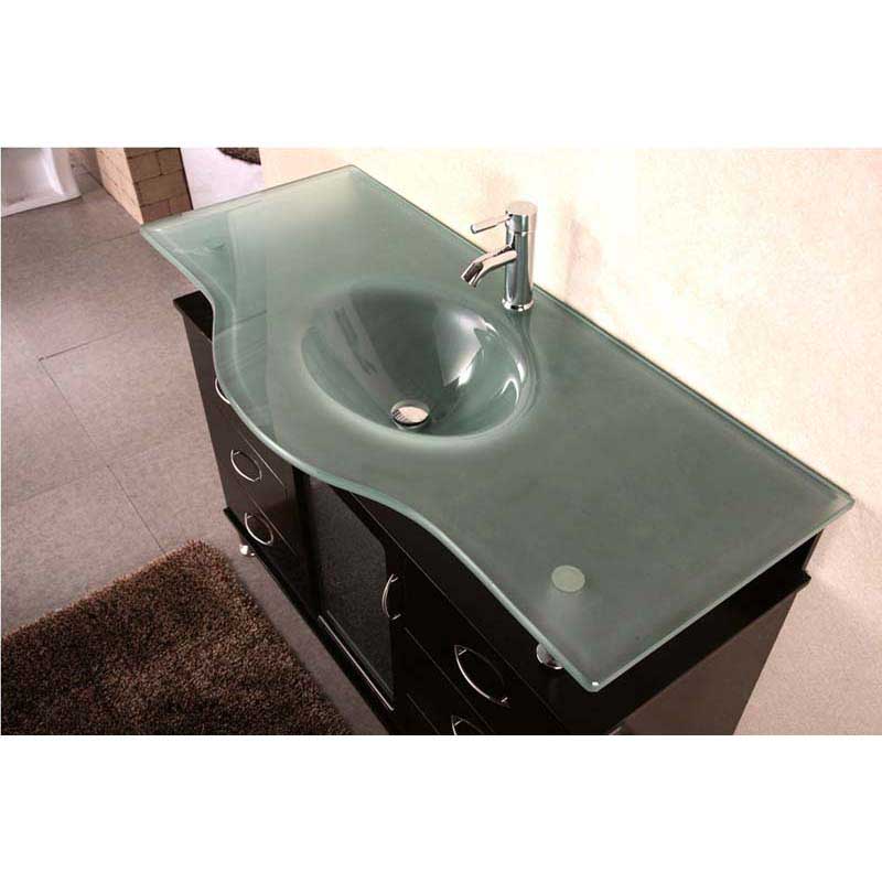 Design Element Huntington 48" Single Sink Vanity Set in Espresso 2