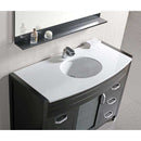 Design Element Waterfall 48" Single Sink Vanity Set w/ White Top 3