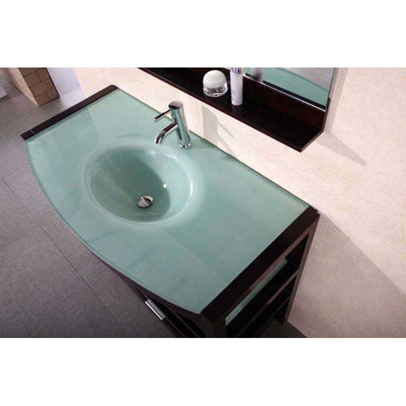 Design Element Naples 43" Single Sink Vanity Set in Cherry 2