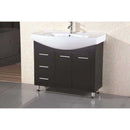 Design Element Sierra 40" Single Sink Vanity Set in Espresso 2