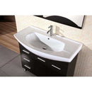 Design Element Sierra 40" Single Sink Vanity Set in Espresso 3