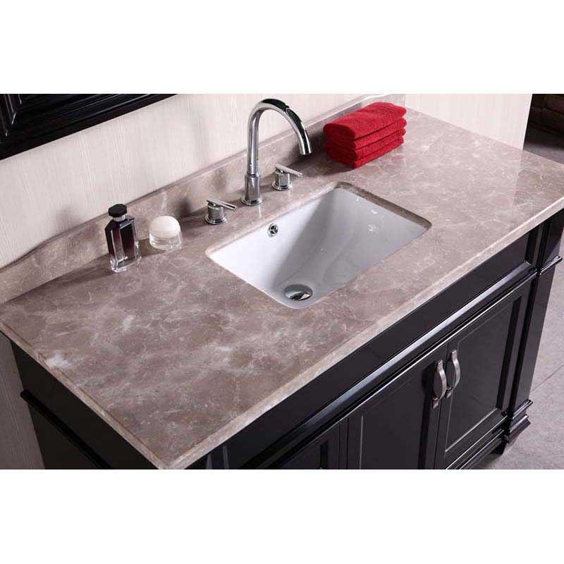 Design Element Hudson 48" Single Sink Vanity Set in Espresso 4